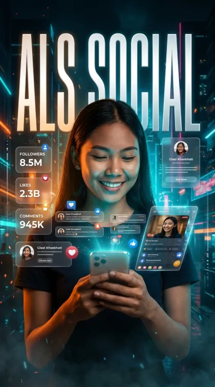 ALS Social app feed